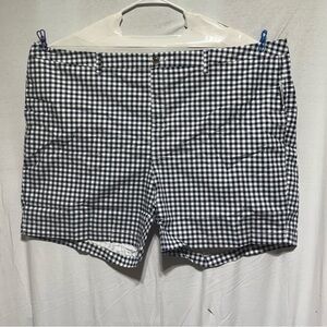 Old Navy Navy and White Checkered Shorts